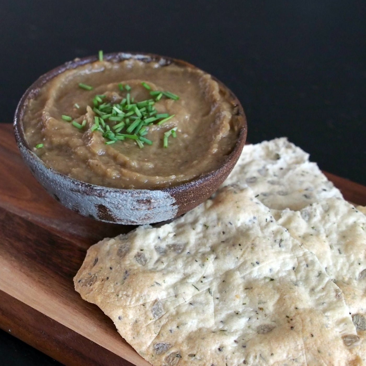 gluten free miso eggplant dip recipe, gluten free snack